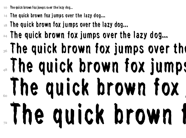 Last living souls font waterfall